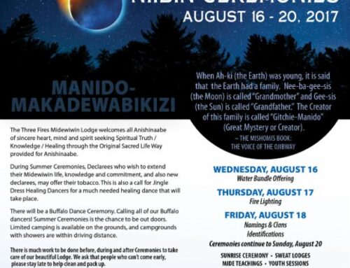 Three Fires Summer Ceremonies August 16-20, 2017